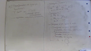 M1-synthèse: stratégie et réduction